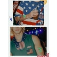 thumbnail image 6 of Luminous Independence Day Sticker Flag Party Luminous Disposable Temporary Sticker, 6 of 6
