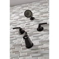 thumbnail image 3 of Grifo para bañera y ducha Kingston Brass Centurion, cromo pulido, 3 of 9