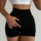 thumbnail image 3 of Gibobby Yoga leggings cortos Pantalones cortos de mujer Pantalones cortos de entrenamiento Pantalones cortos de yoga de cintura alta sin costuras(Negro,G), 3 of 5