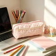 thumbnail image 7 of Small Cute Adorable Versatile Pencil Case Makeup Bag Cloth Pouch Organizer for Stripling Teenagers Home Office University Travel Storage Beautiful Lightweight Portable Ideal Gift 6.7x2.7x1.9 Inches, 7 of 7