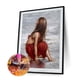 thumbnail image 1 of Cuadros Decorativos Kit de imagen de diamante pintura al óleo chica completo taladro redondo Rhinestone imagen Tmvgtek embutido en tela, 1 of 8