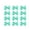 Aqua, variant on Small Solid Bow for Girls - Set of 12