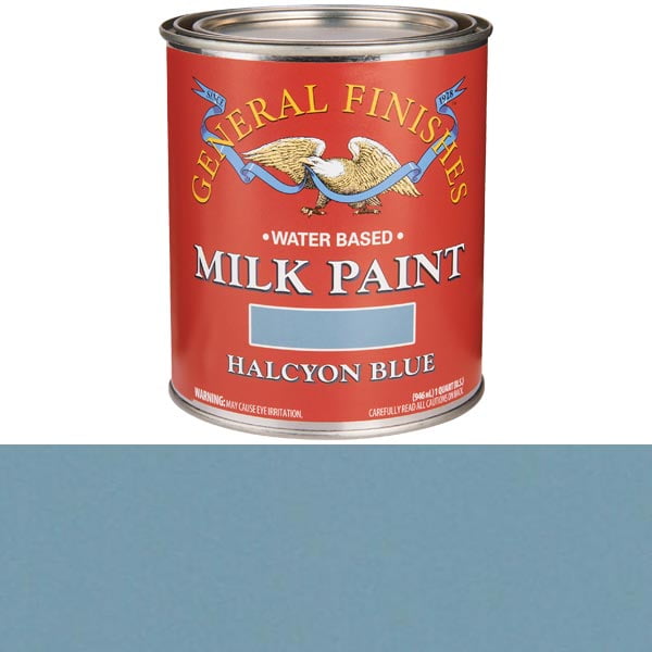 Halcyon Blue, General Finishes Milk Paint, Quart