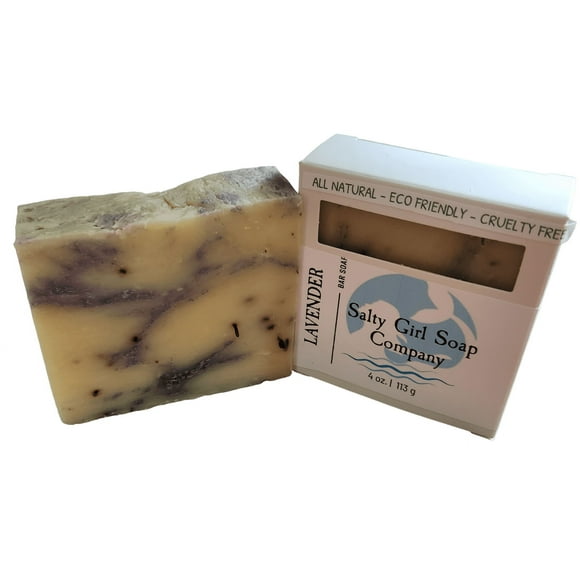 Lavender Soap Bar Natural Skincare Lavender Soap by Salty Girl Soap Co