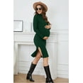 thumbnail image 3 of Fashionable maternity clothes, nursing dresses, warm and comfortable in autumn and winter, breastfeeding evening dresses,S, 3 of 7