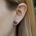 thumbnail image 2 of Let's Get Smashed Pinata Drinking Funny Novelty Silver Plated Stud Earrings, 2 of 3
