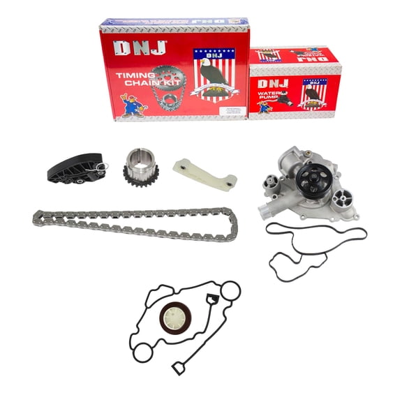 DNJ TK1163BWP Timing Chain Kit with Water Pump Fits Cars & Trucks 11-22 Chrysler 5.7L V8 OHV