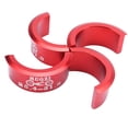 thumbnail image 3 of Reductor de Vástago de de Manilr de Bicicleta de Aleación de Aluminio Adaptador de Conversión de 31,8 Mm a 25,4 Mm rojo Soledad Manillar Shim, 3 of 9