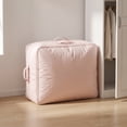 thumbnail image 3 of Tdxkok Quilt Storage Bag Large Capacity Clothing Moving Packing Bag for Down Jacket Silk Quilt Storage 19.69*15.75*11.81IN B, 3 of 5