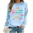 thumbnail image 1 of TINZ Chandails en Molleton Oversize pour Femmes Manches Longues Col Rond Imprimé Lettres Légers Amples Blouse Haut Tenue Alien Chandails en Molleton pour Femmes Garçons Années 80, 1 of 7