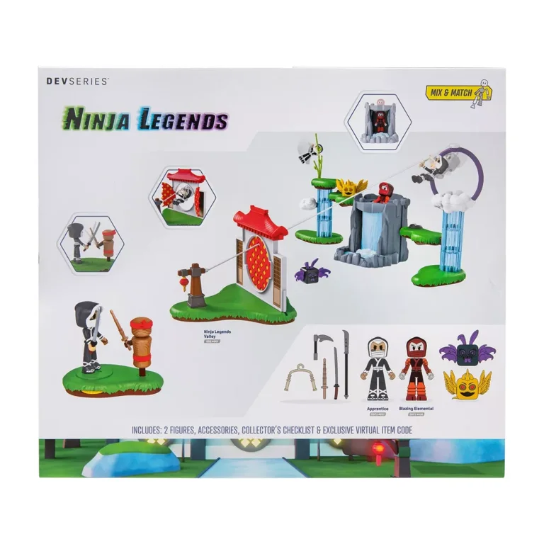 DevSeries Ninja Legends Valley Action Figure Playset - Walmart.com