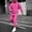 Hot Pink #4, variant on Mens Sweatsuits Winter Big and Tall Drawstring Sweatpants and Hoodies Set Long Sleeve Fleece Gym Tracksuits 2025 Plain Workout Streetwear Hot Pink #4 Polyester