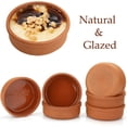 thumbnail image 4 of Areste Terracotta Cooking Set, Non-Stick Mexican Clay Pots, Oven & Dishwasher Safe, Brown, 1 in, 4 of 8