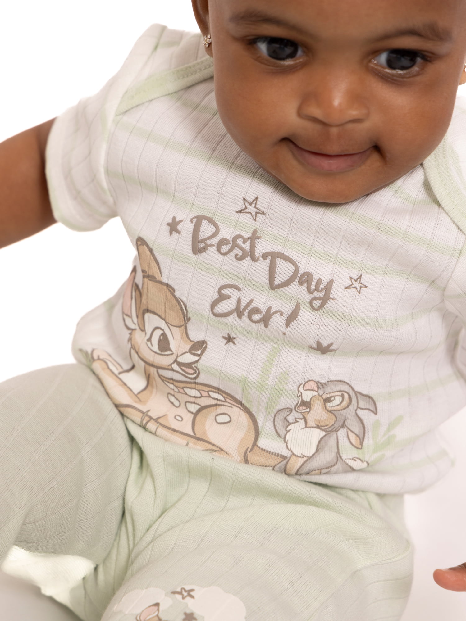 Disney Baby Wishes and Dreams Character Baby Layette Newborn Essentials Gift Set, 4-Piece, Sizes Newborn-12 Months