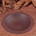thumbnail image 2 of Turtle Bathing Pool Small for Reptiles & Amphibians - Resin Water Dish & Feeding Bowl with Gentle Slope - Safe for Turtles, Lizards, Frogs, Snakes,Brown, 2 of 6