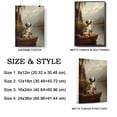 thumbnail image 2 of Dalmatian Cute Dog Fishing Canvas Canvas – Retro Dalmatian Dog Batter in Action With Fishing for Themed Living Room, Pet Shop Decor, 2 of 5