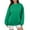 Green, variant on EDFBUYKRS Female Long Sleeve Sweatshirt Crew Neck Swetshirts Women Long Sleeve Loose Fit Oversized Sweatshirts Basic Solid Casual Fall Sweatshirts Under 15 - Women Sweatshirts and Hoodies Size S