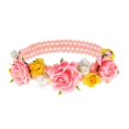 thumbnail image 1 of Love Sweety Diadema De Flores Para Niñas Y Bebés, Tocado Floral De Rosas Para Accesorios Fotográficos Del Festival De Cumpleaños (Coral), 1 of 2