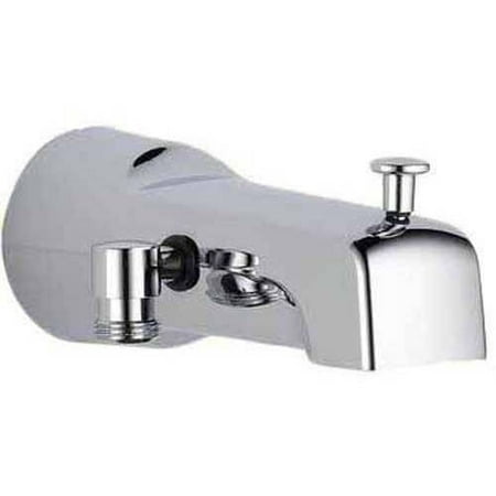 tub spout diverter delta chrome connection faucet bathtub pull shower moen handheld hand mount types spouts faucets u1010 pk slip