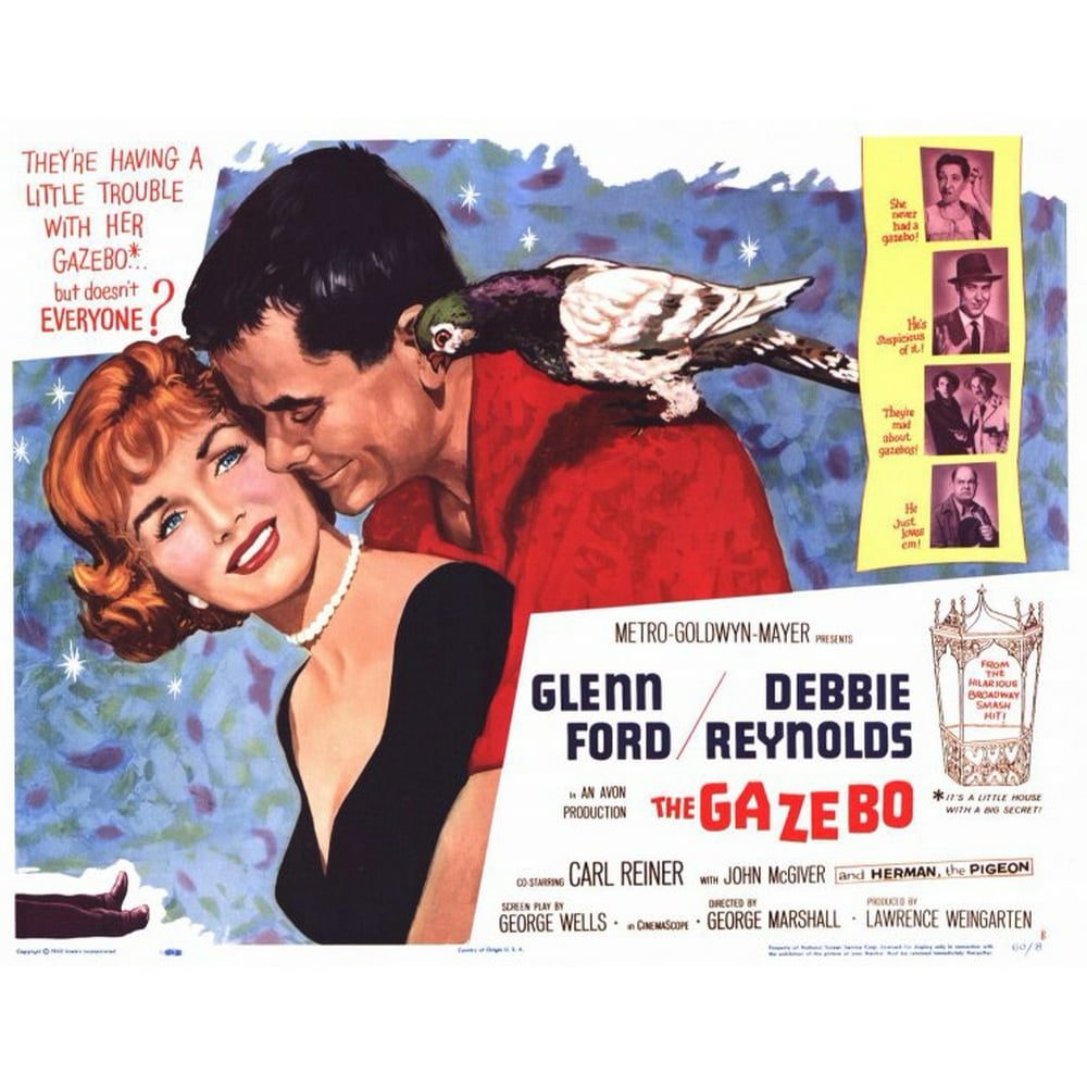The Gazebo movie POSTER (Style A) (11" x 14") (1960)