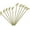 4.7 Inch and 6 Inch, variant on Premium 10 Inch Square Large Bamboo Paddle Skewers for Kabobs Grilling Barbeque Food, 3mm Thick Long Wooden Skewer Sticks 100 Counts -MSL163L
