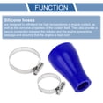 thumbnail image 4 of Unique Bargains 1 Set 18-39mm 0.75"- 1.50" ID 76mm 2.99" Length 0° Blue Car Silicone Hose with Clamps Universal, 4 of 7