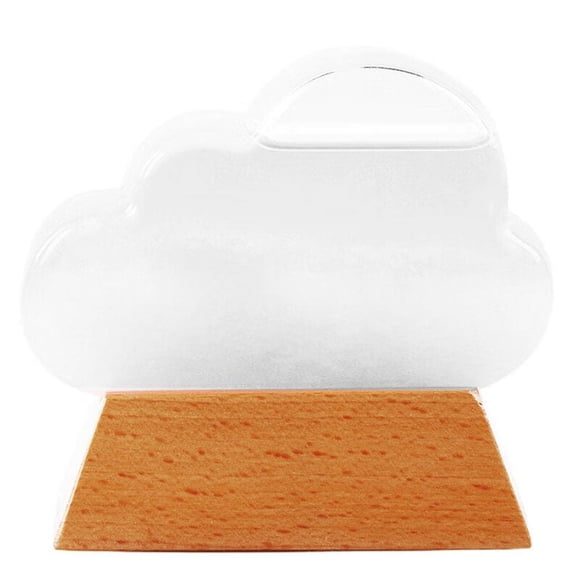 Météo Décor de Prédicteur Météos Décor de Prédicteur Nuage en Forme de Haute Clarté Base Stable Météos Créatives Prévision Ornement de Bouteille pour la Maison