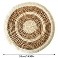 thumbnail image 3 of Kumdkd Round Woven Placemat Set, Handmade Non Slip Circle Placemats for Dining Table, Wedding, Kitchen Placemats, 15 inches for Christmas, Birthday Parties, 3 of 9