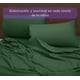 thumbnail image 2 of Sábanas Xtellar Individuales Ultra Suaves Premium  Color Verde, 2 of 4