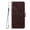 Brown, variant on Flip Wallet Case Designed for Motorola Moto G Play 4G 2024, Flower Embossed PU Leather Kickstabd with Lanyard Credit Card Slots Cash Pocket Drop Protective Phone Case Cover, Rosegold