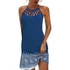 thumbnail image 2 of WILLBEST Maxi Vestidos de Mujer Vestido de Playa Bohemio con Cuello Redondo y sin Mangas XXXXXGrande, 2 of 2