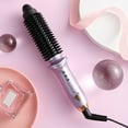 thumbnail image 2 of WEIXF Heated Curling Comb 2 In 1 Curling Brush Straight Curly Hair Purpose Portable Thermostatic Hair Brush Air Ceramic Hair Curler Curling Wand on Nail Packaging Rotating Display Overnight Silk, 2 of 4