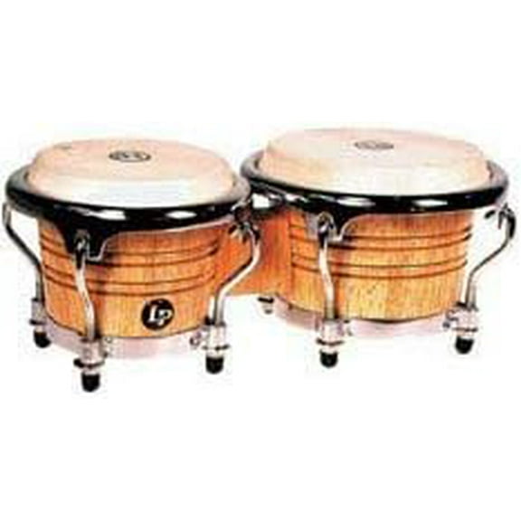 Miniature Bongos - Natural Color Mini Bongo Drums Gift for Drummer or Percussionist