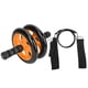 thumbnail image 3 of Ejercitador abdominal de entrenamiento con rodillo de calidad con correa de tracción equipo de entrenamiento muscular doméstico amarillo, 3 of 12