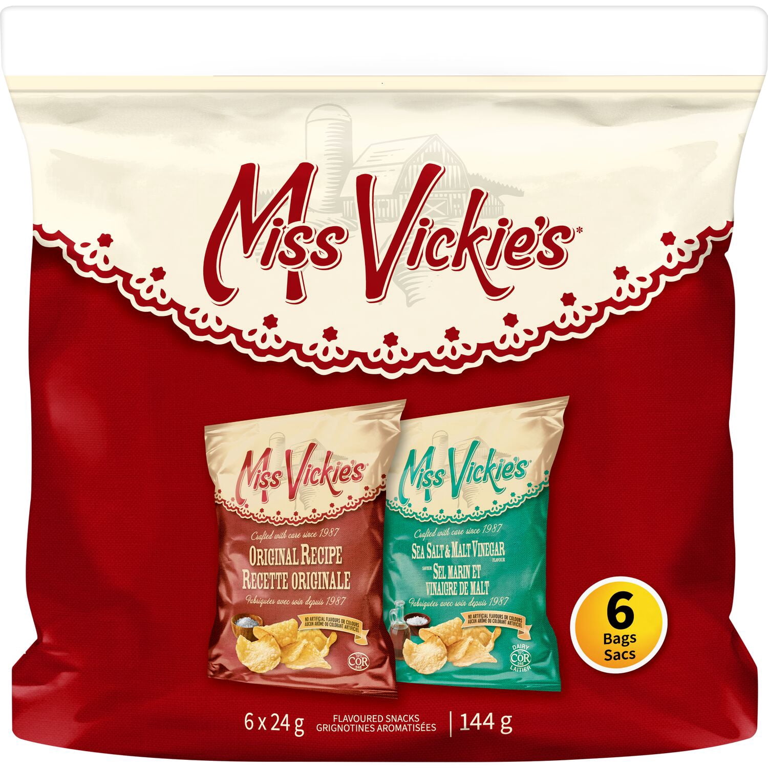 Miss Vickie's Mix Flavoured Snacks 6ct VP