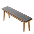 thumbnail image 1 of Cateissary Cojín de felpa para banco de interior, 30x80cm, antideslizante, lavable, funda para cojín de asiento, cojín para banco de cocina Decoración del hogar B 30*80cm, 1 of 6