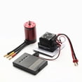 thumbnail image 2 of GTSKYTENRC 2600KV Brushless Motor with 80A Platinum Short-Cable ESC (T Plug) and Programming Card - RC Power System Combo, 362g Package, 12x8x1.5cm Box, 2 of 7