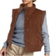 thumbnail image 2 of Chaquetas y abrigos casuales sin mangas y sin capucha para mujer, moda casual, color sólido, solapa con dobladillo elástico, chaqueta sin mangas con capucha para mujer, abrigo para mujer, 2 of 8