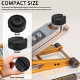 thumbnail image 3 of FONWILYO Universal Rubber Pads for 3 Ton Floor Jack Slotted Adapter Rail Pinch Weld Side Frame Rail Protector Rubber Jack Pad Accessories 4 Packs, 3 of 7