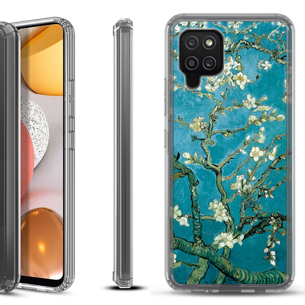 Shockproof Bumper Phone Case For Samsung Galaxy A42 5g By Onetoughshield ® Almond Blossom