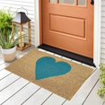 thumbnail image 2 of Valentine's Day Door Mat Welcome Doormats Non Slip 23.62x15.75 Inch for Front Door Entrance Porch Spring Outdoor Indoor Decor Funny Home Mats Big Heart Rug Red Pink White Hearts, 2 of 6