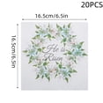 thumbnail image 3 of Easter Napkins Paper Disposable Cocktail Napkins Printed Easter Theme 20 Pack for Party Buffet Table Settings, 3 of 8