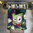 thumbnail image 7 of Invader Zim 3 Pieces Bedding Sets Comfortable Soft Comforter Sets Decoration Bedroom Gifts With 1 Duvet Cover 2 Pillowcases, 7 of 7