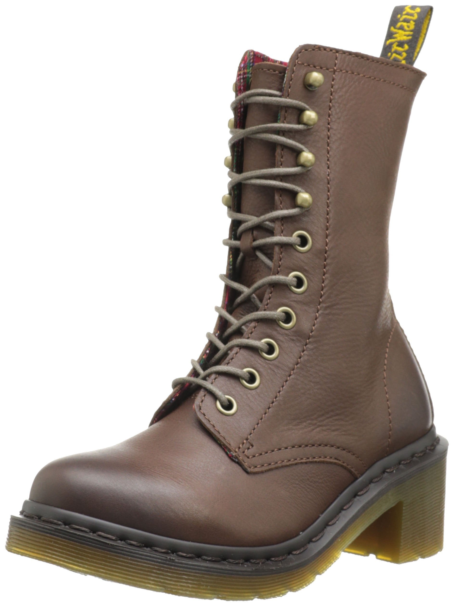 dr martens brown platform