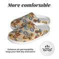 thumbnail image 6 of Wukai Camp Badge Print Women's Indoor Bedroom Slipper Slip On Shoes, Unisex House Shoes with Anti-Skid Sole for Men, Gift for Women Men-8, 6 of 7