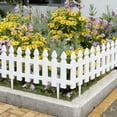 thumbnail image 1 of White Plastic Garden Fence Picket Fence Edgings For Lawns Flowerbeds Plants Borders Decorative Yard, 1 of 6