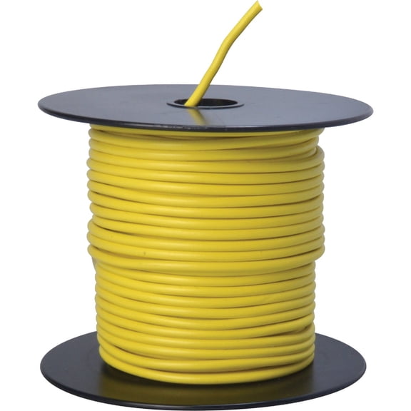 SouthWire Corp. 55670823; Yellow 14 Gauge Gpt Primary Wire 10
