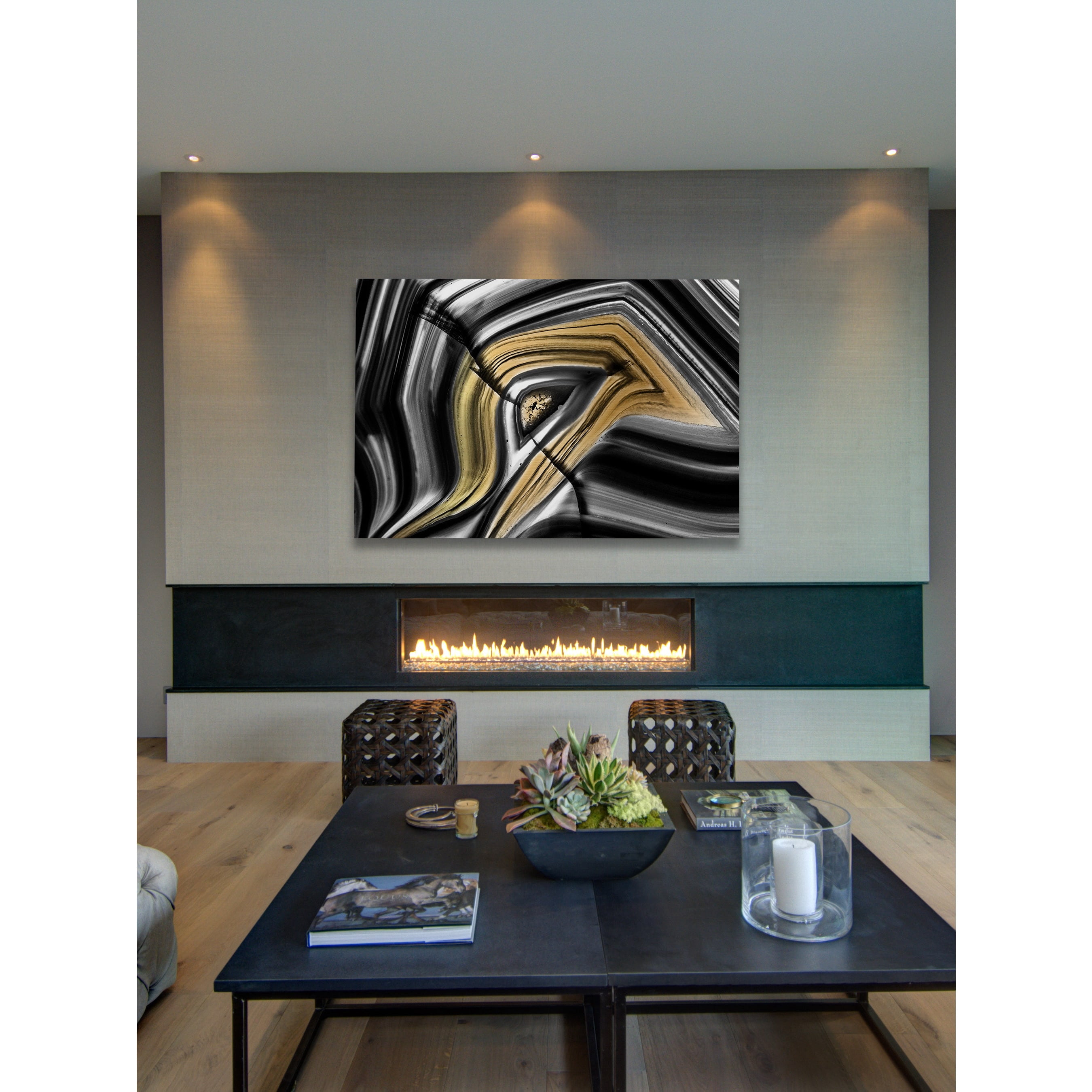 Marmont Hill 'Golden Bird' Painting Print on Wrapped Canvas