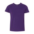 thumbnail image 1 of Bella Canvas Jersey Short-Sleeve Tee 3001Y, S, Team Purple, 1 of 2