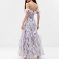 thumbnail image 4 of Beach vacation style dresses, ruffled beach dresses, flowing floor-length skirts, 4 of 7